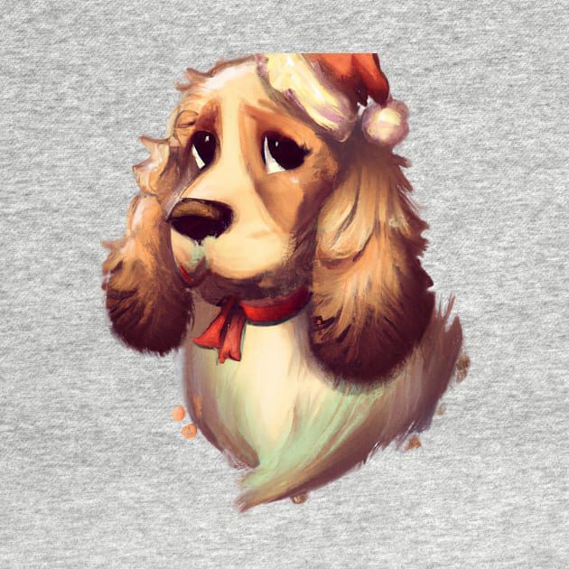 Cute English Cocker Spaniel Drawing by Play Zoo